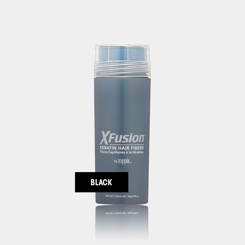 XFusion Keratin Hair Fibers Black duBrule Hair Innovation Centre